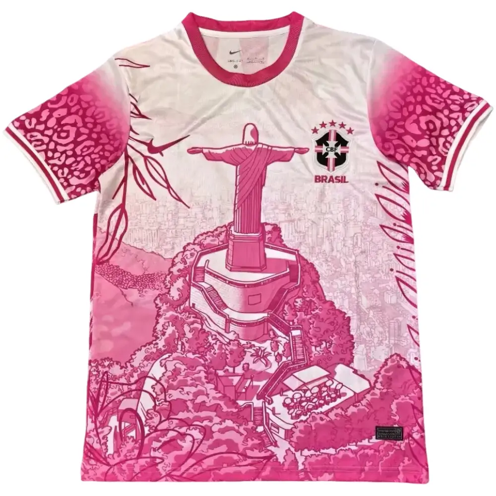 2025-26 Brazil Special Edition Pink Jersey - Fans Edition