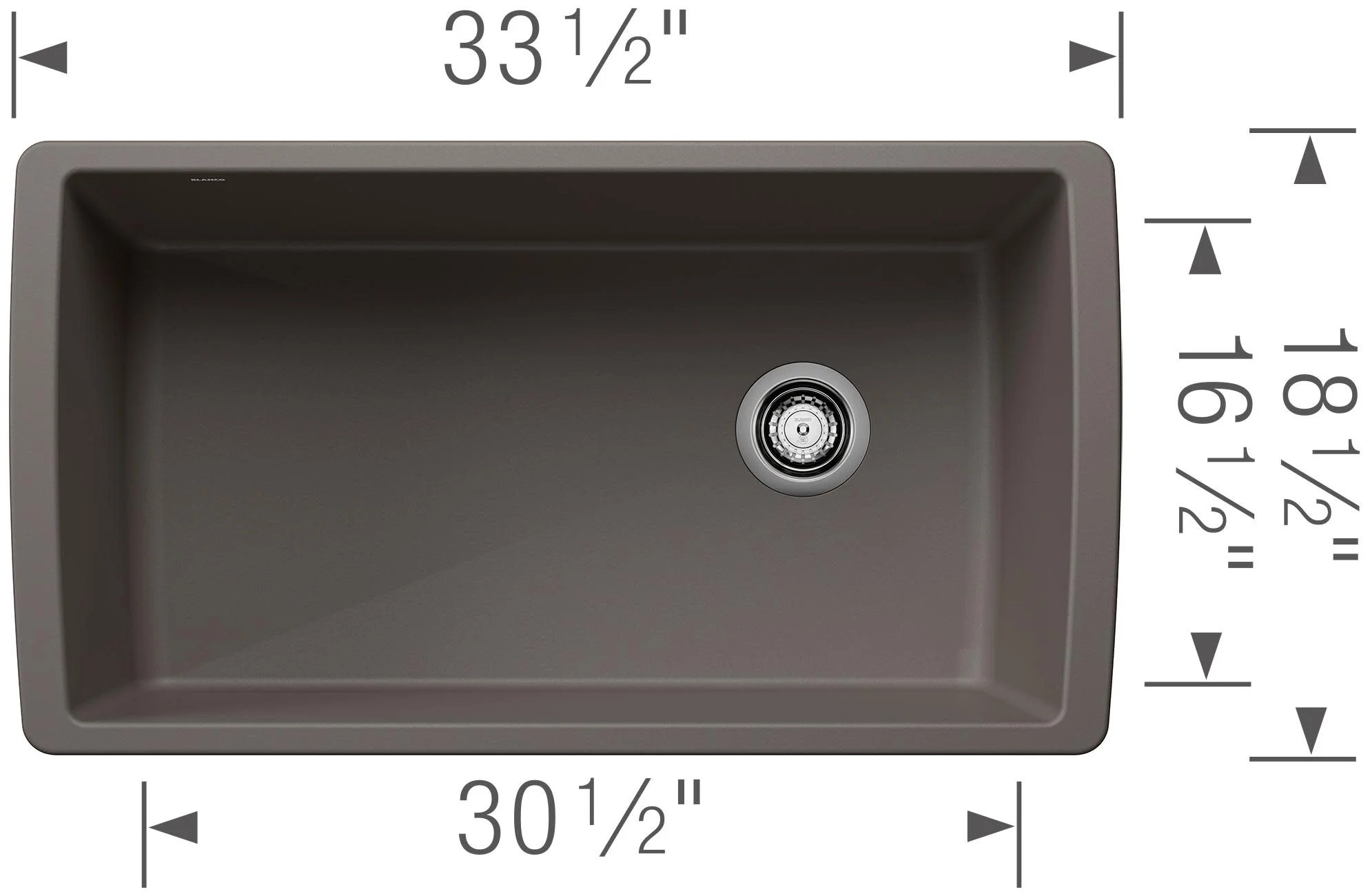 Blanco 442916: Diamond Collection 33.5