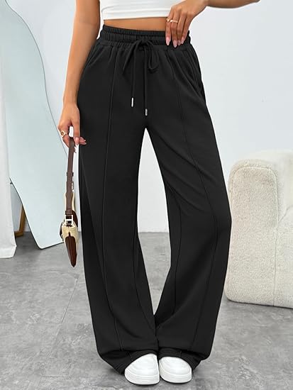 Womens Wide Leg Sweatpants