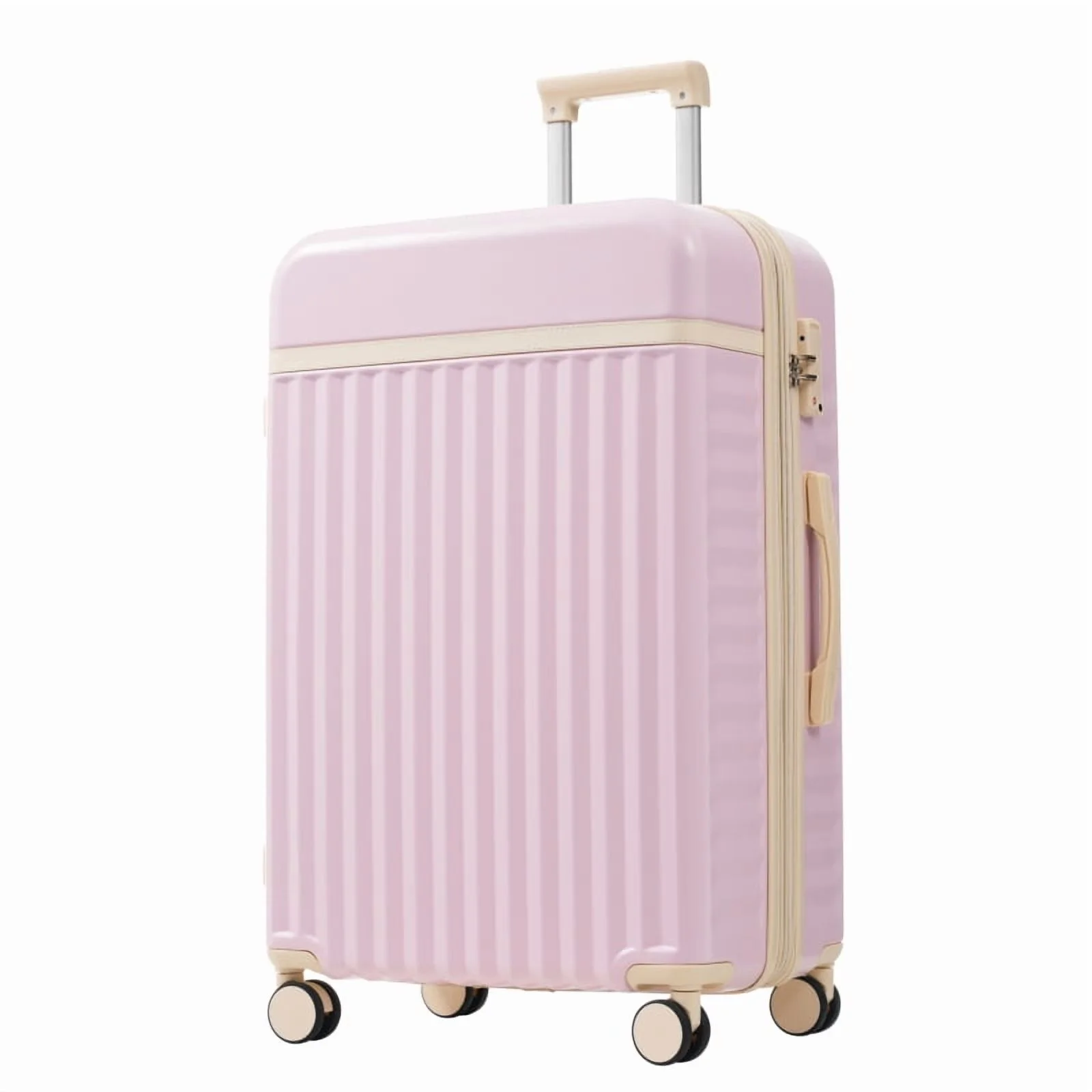 Front Opening Luggage Set 3 Piece, Hardside Carry on Suitcase with USB Port, Expandable Luggage with Handle Bag Spinner Wheels TSA Lock