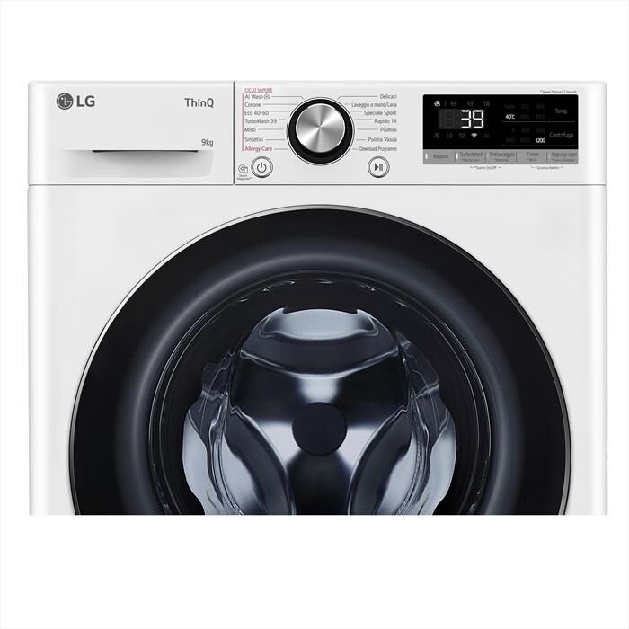 LG - Lavatrice AI DD R7 F2R7S09TSWC 9kg Classe A-10%-Bianca