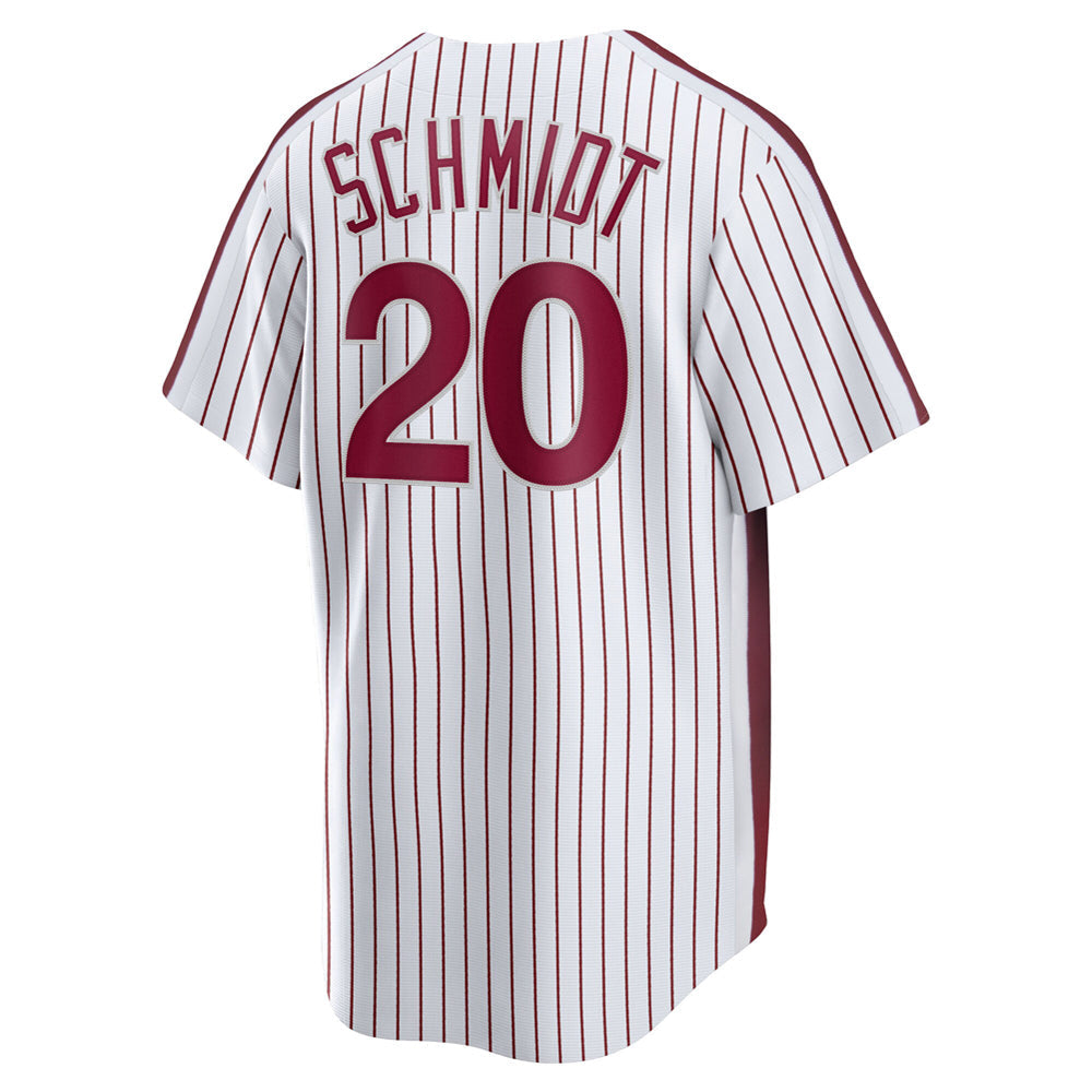 Men's Philadelphia Phillies Mike Schmidt Home Cooperstown Collection Player Jersey - White