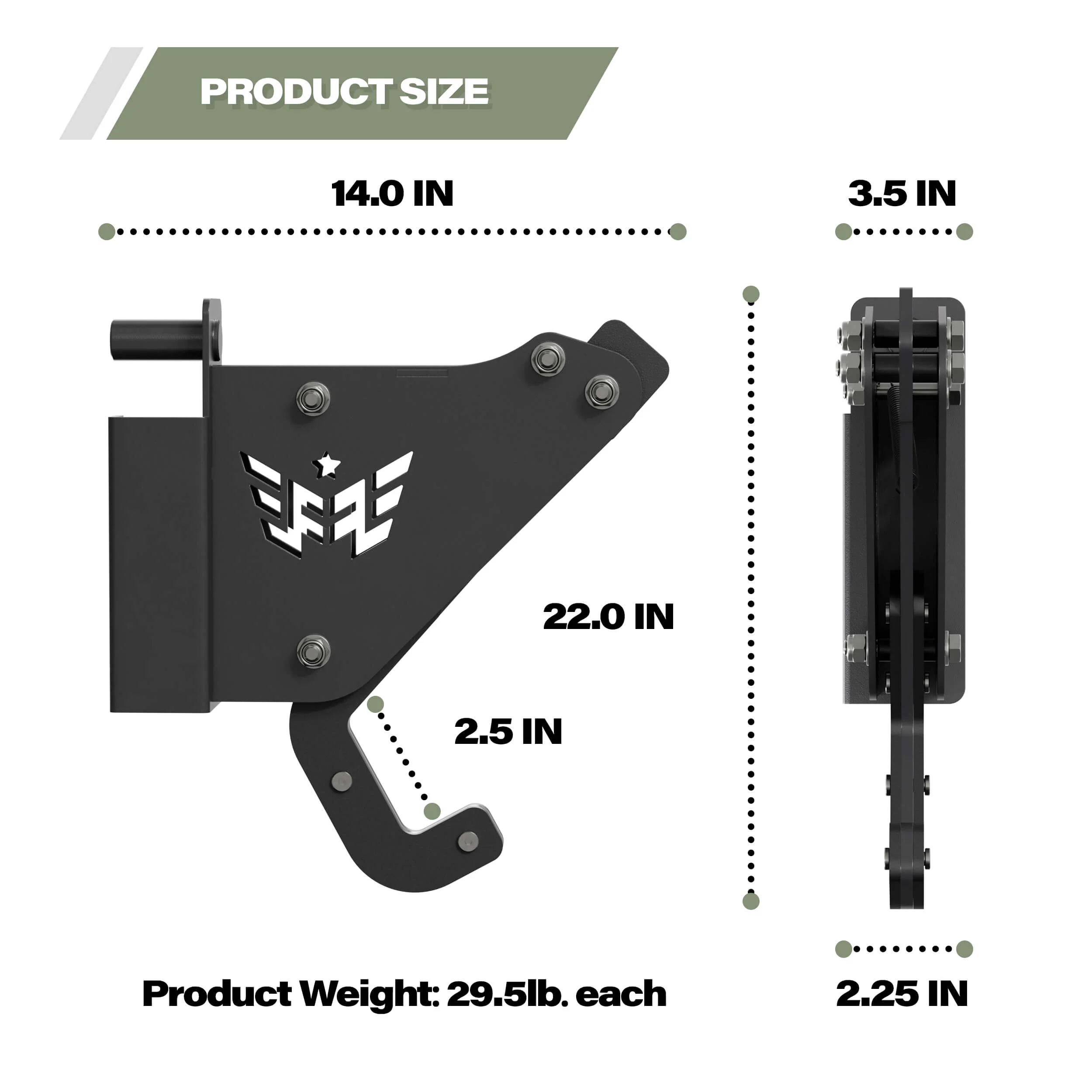 Major Fitness Adjustable Monolift Attachment