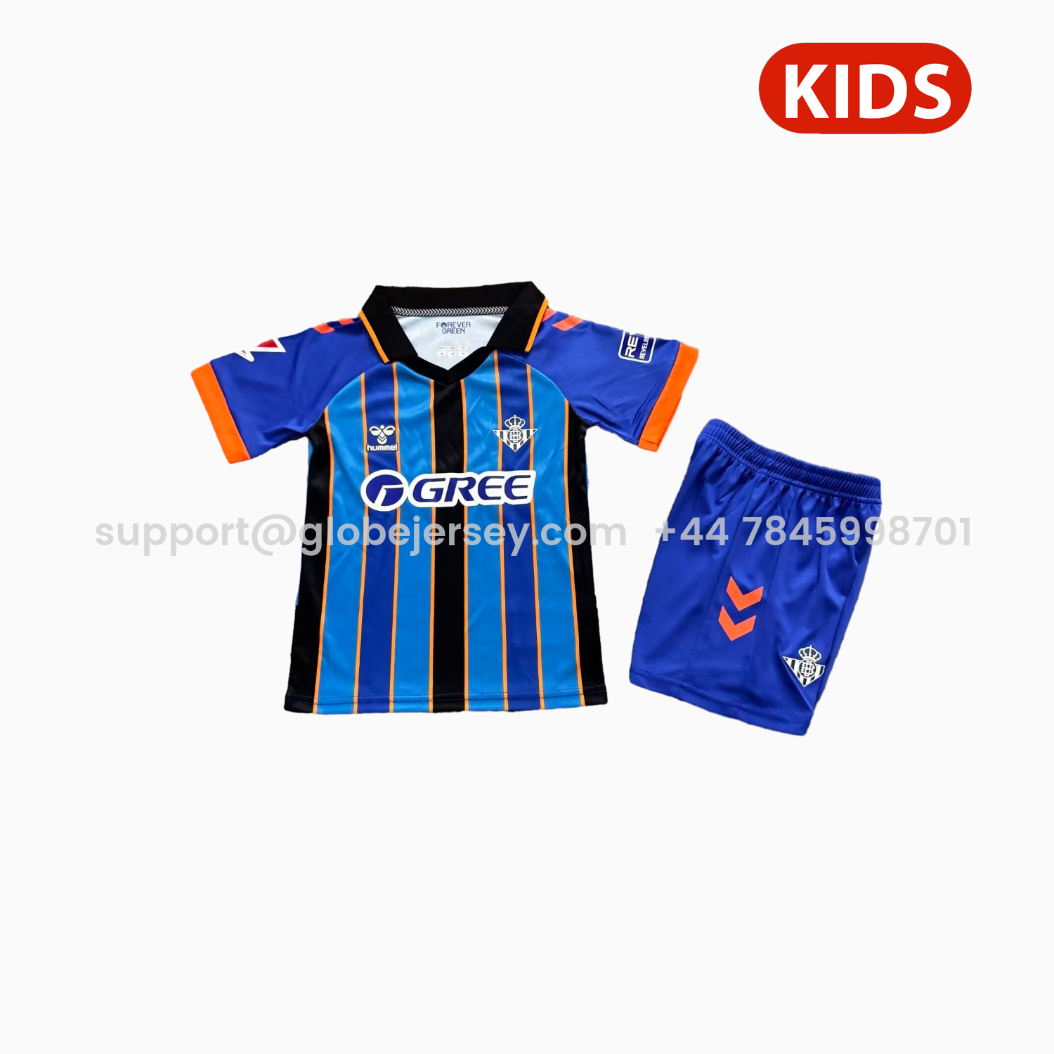 Real Betis 25-26 Goalkeeper Blue Kids Kit