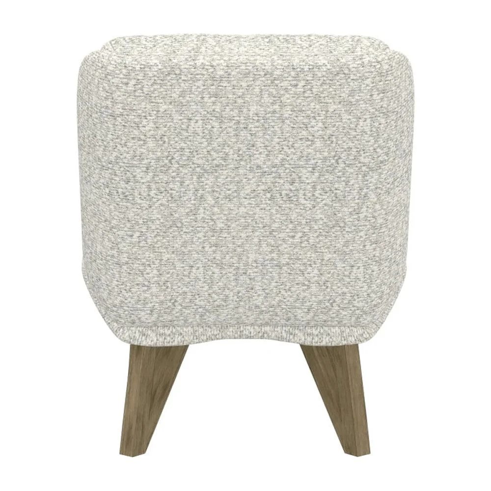 Artum Hill Fiona Cream Armless Soft Boucle Upholstered Accent Chair