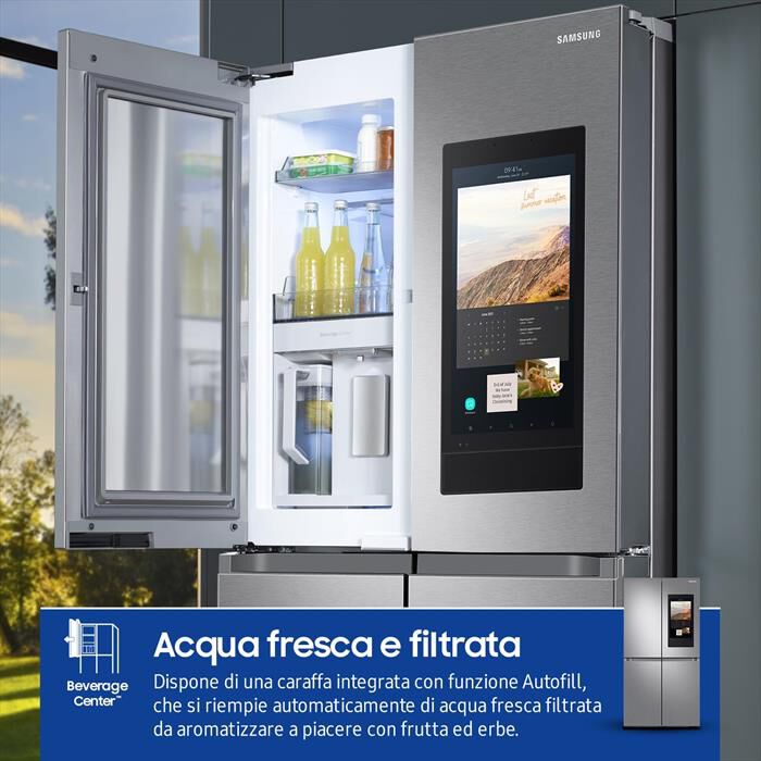 SAMSUNG - Frigorifero 4 porte RF65DG9H0ESREF Classe E 637 lt-Inox Spazzolato