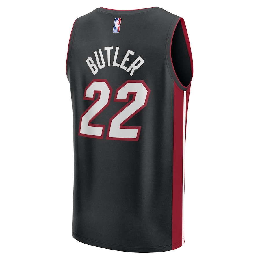 Youth Miami Heat Jimmy Butler Fanatics Black Fast Break Replica  Jersey - Icon Edition