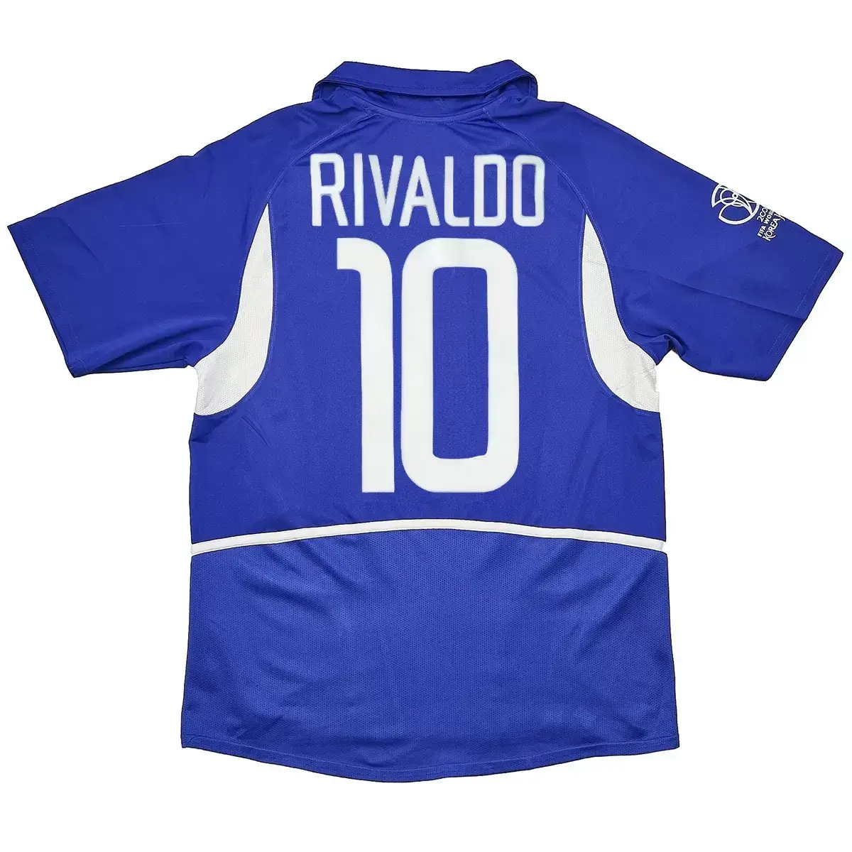 Rivaldo #10 Brazil 2002 Away Retro Football Jersey