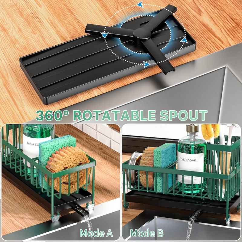 SINKLY Sponge Holder for Kitchen Sink