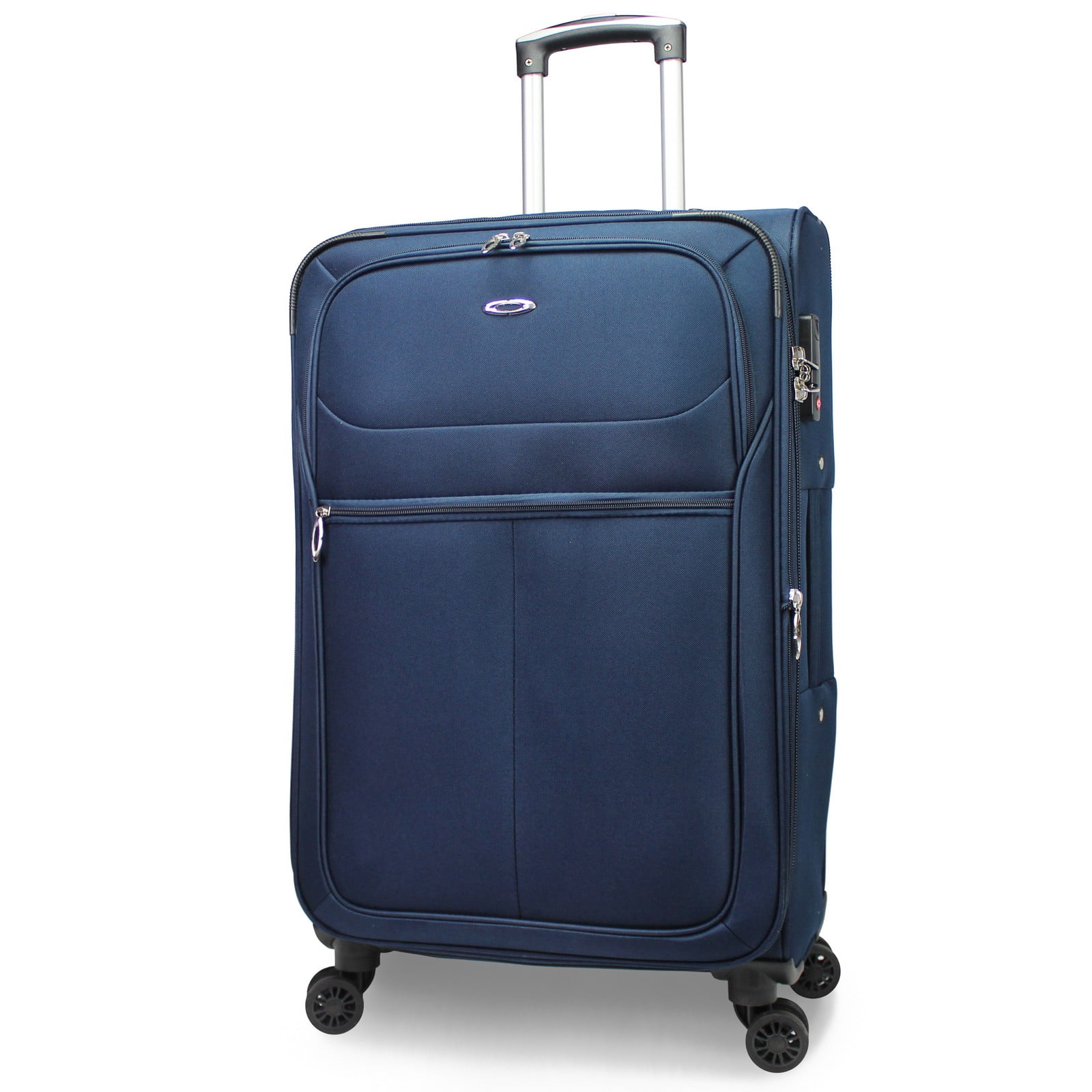 CalBags Kemyer Softside Lightweight 3-Piece Expandable Spinner Luggage Set - Black