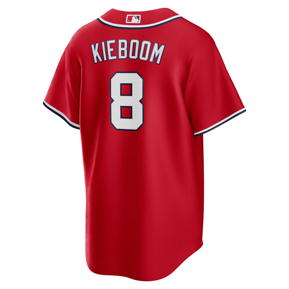 Men's Washington Nationals Carter Kieboom Alternate Player Name Jersey - Red