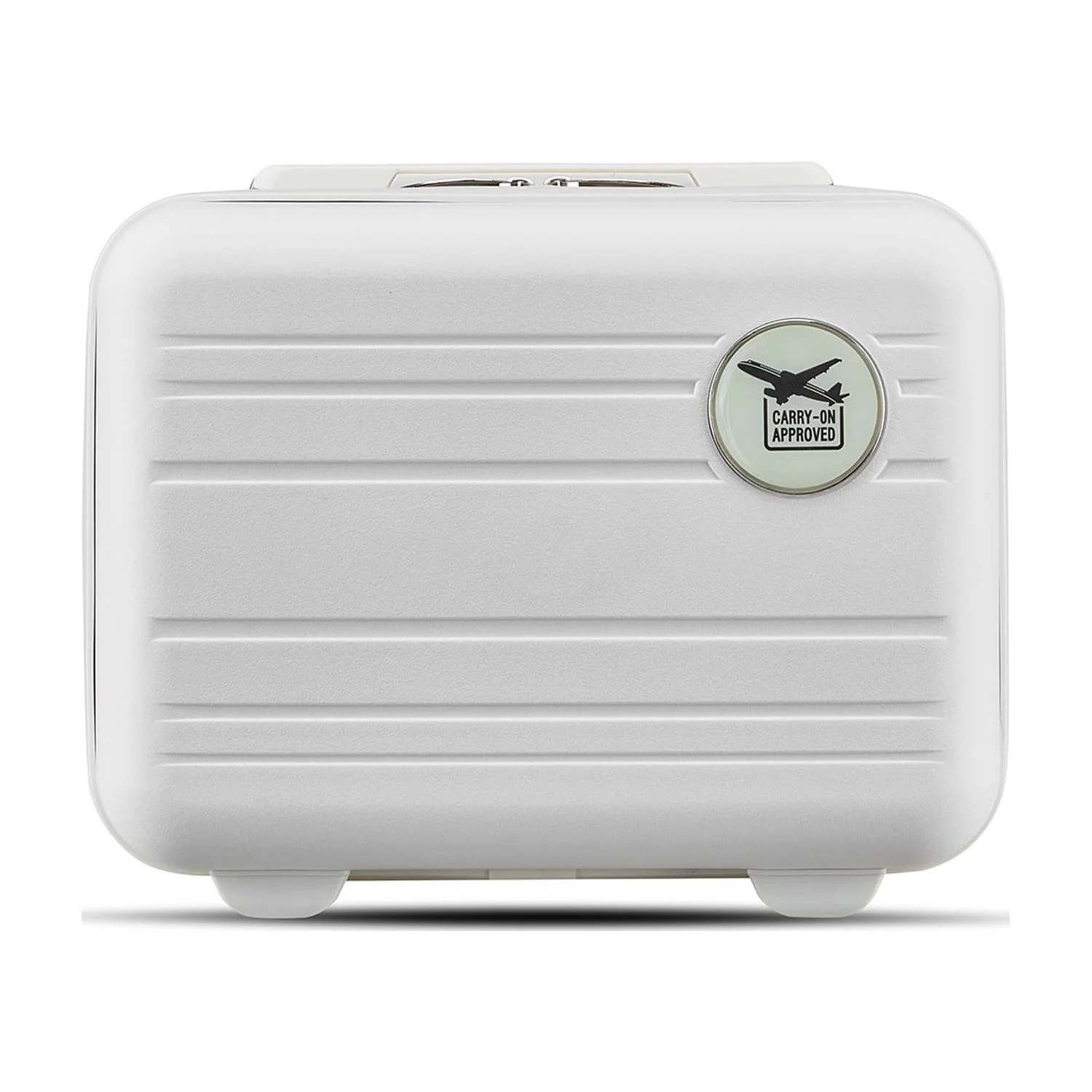 4 Piece Luggage Set, Expandable Lightweight Suitcase Set, PP Materials Travel Luggage with TSA Lock Spinner Wheels, White (14/20/24/28)