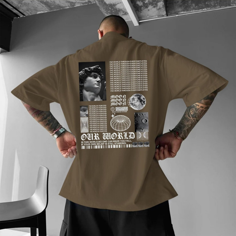 Men's Oversized Graphic Tees Vintage Shirts