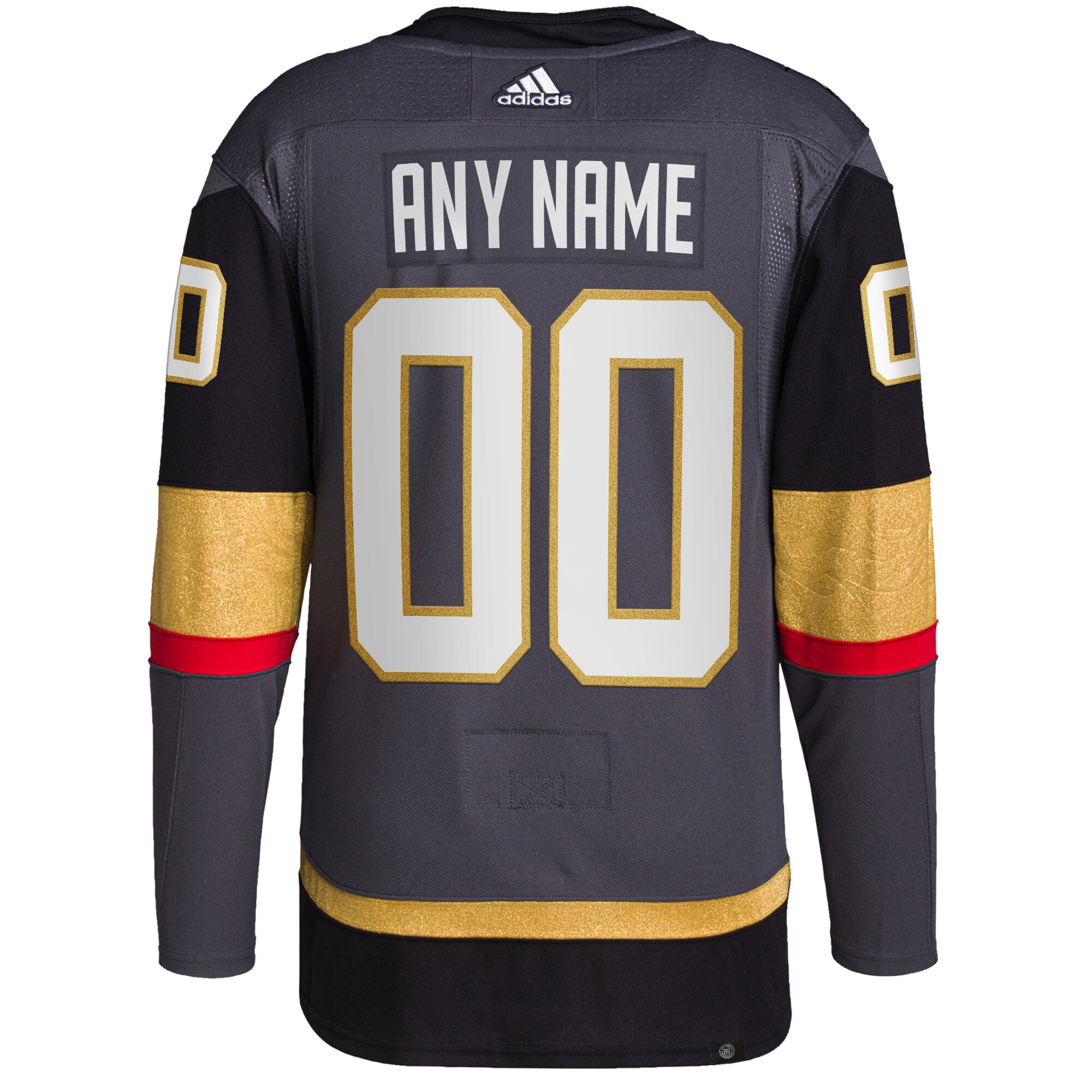 Vegas Golden Knights   Alternate  Primegreen  Custom Jersey – Gray