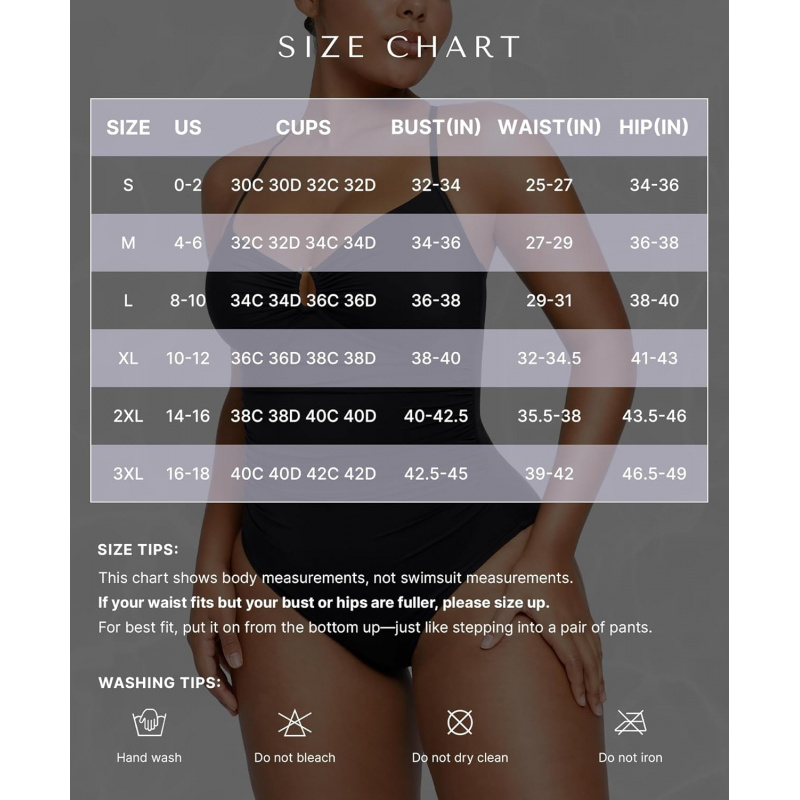 Women's Swimsuits Tummy Control Bathing Suit Slimming