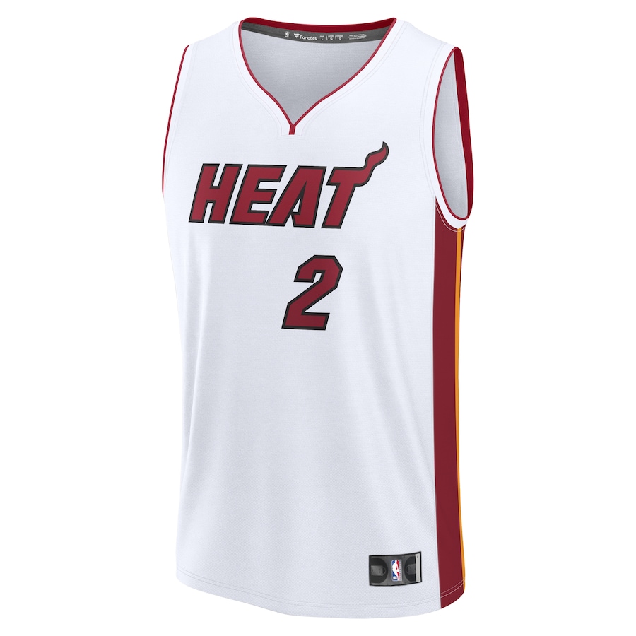 Youth Miami Heat Terry Rozier Fanatics White Fast Break  Jersey - Association Edition