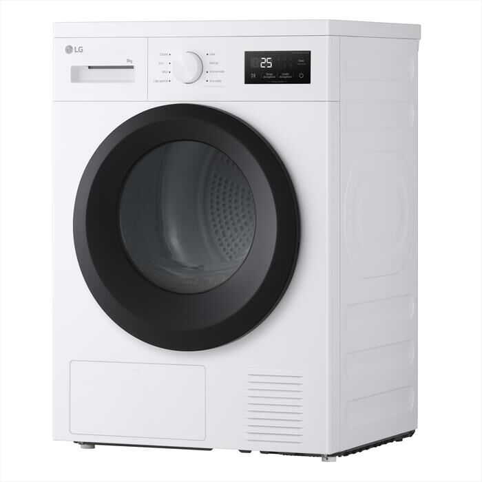 LG - Asciugatrice RNA1008NWK 8Kg Classe D-Bianco