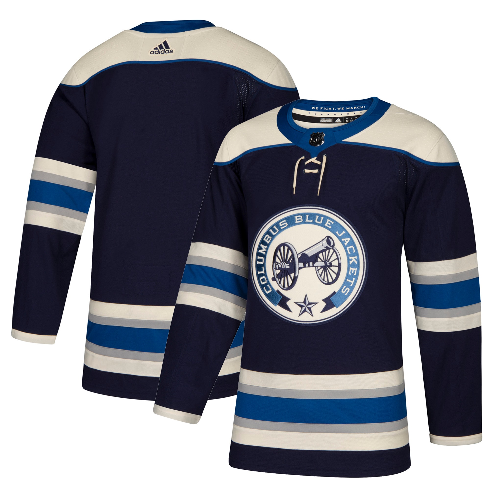 Columbus Blue Jackets   Alternate Blank Jersey – Navy