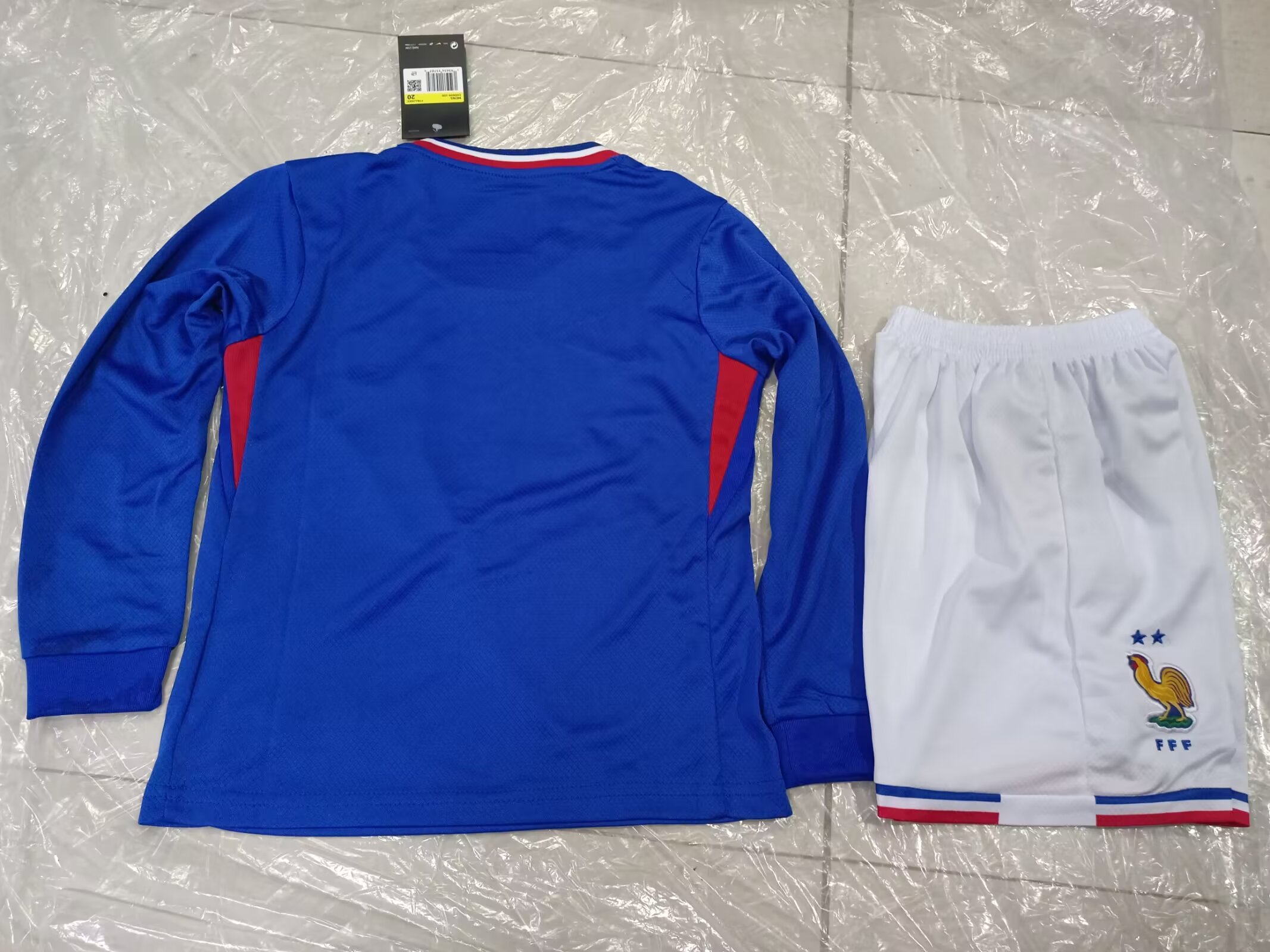 2024/25 France Home Long Sleeve Children's Jersey 1:1 Thai Quality