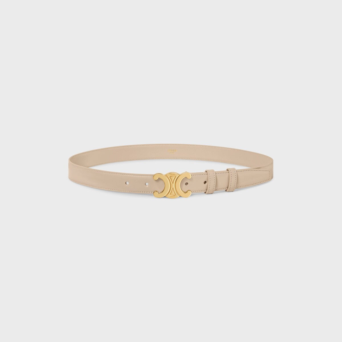 Medium Triomphe Belt in Taurillon Leather