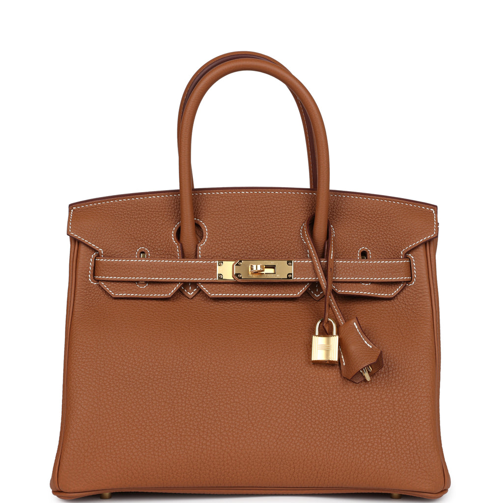 Birkin 30 Gold Togo Gold Hardware