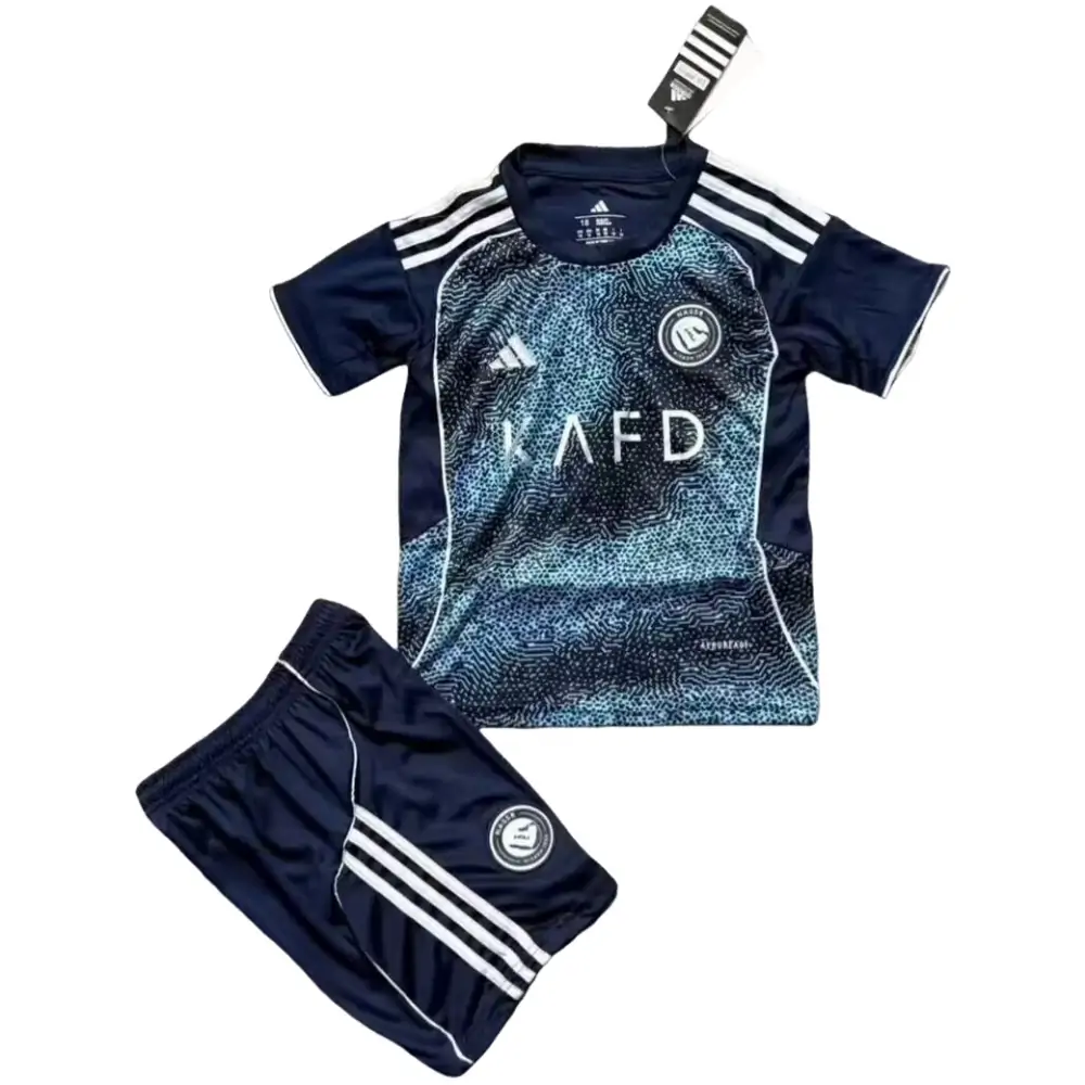 2025-26 Al-Nassr Away Jersey Children's Set - Fans Edition