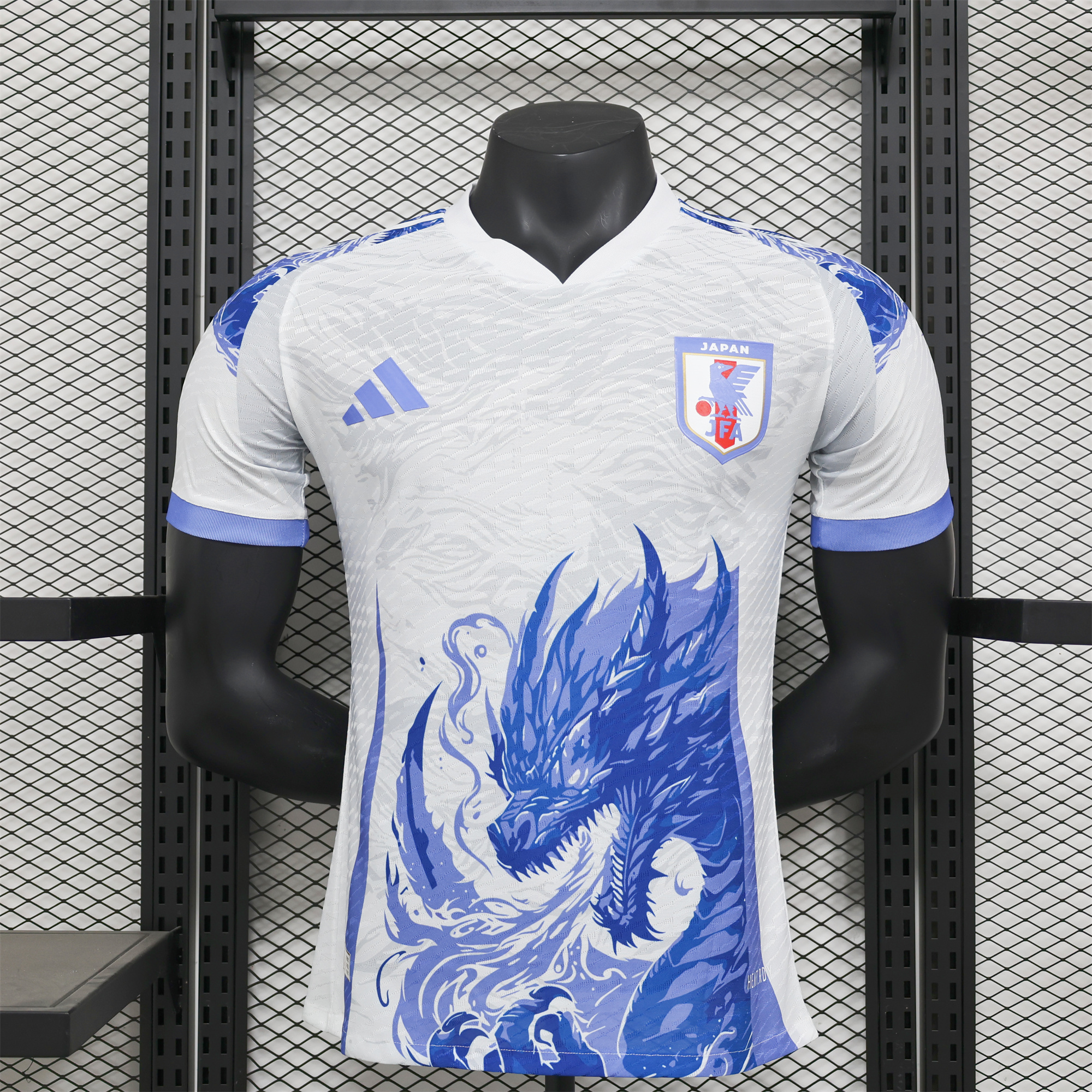 Japan 2024 Blue Dragon Special Edition White Jersey - Player Version
