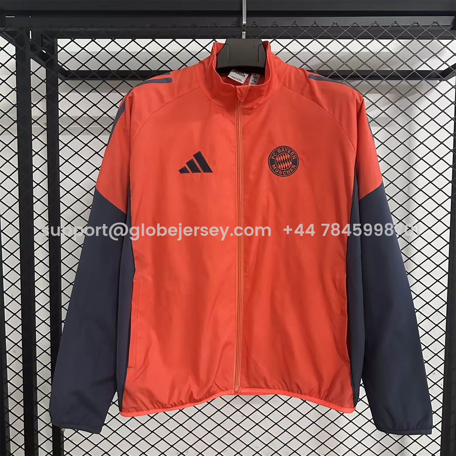 Bayern Munich 25-26 Training Windbreaker Jacket - Orange