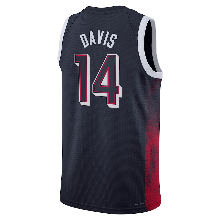 2024 Paris Olympic Games USA Dream Team #14 Anthony Davis Hot Pressed Jersey