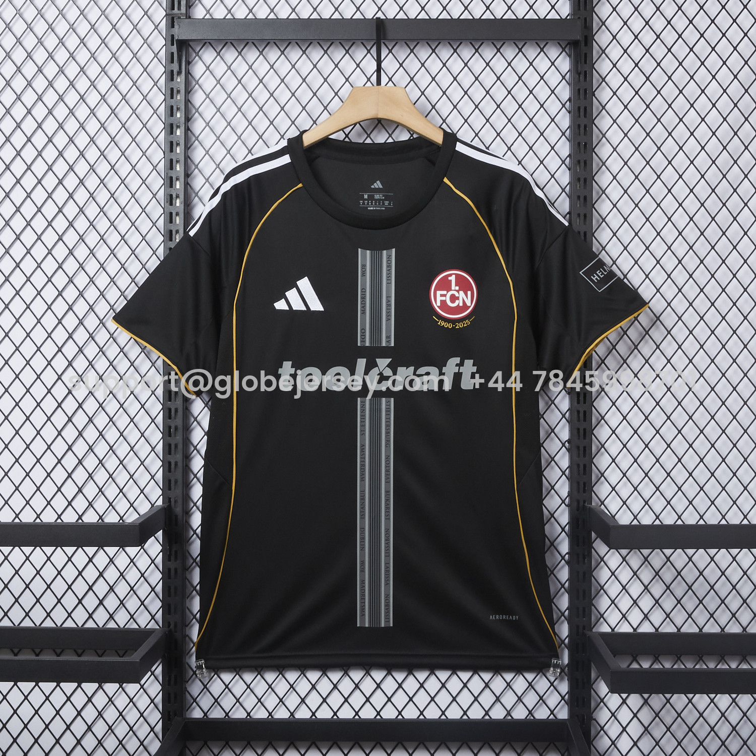 Nürnberg 25-26 Black 125-Year Anniversary Jersey - Fans Version