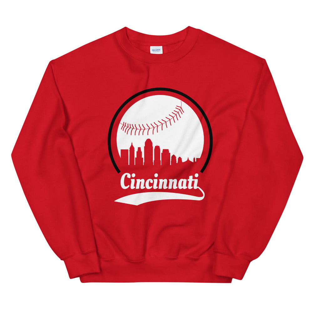 Unisex Cincinnati Reds Baseball Crewneck Sweatshirt