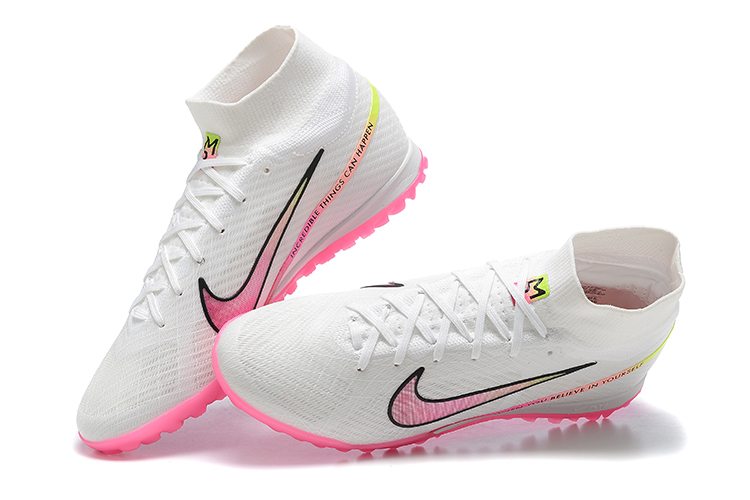 Assassin XV high-top fully knitted waterproof MD air cushion grass spike football shoes