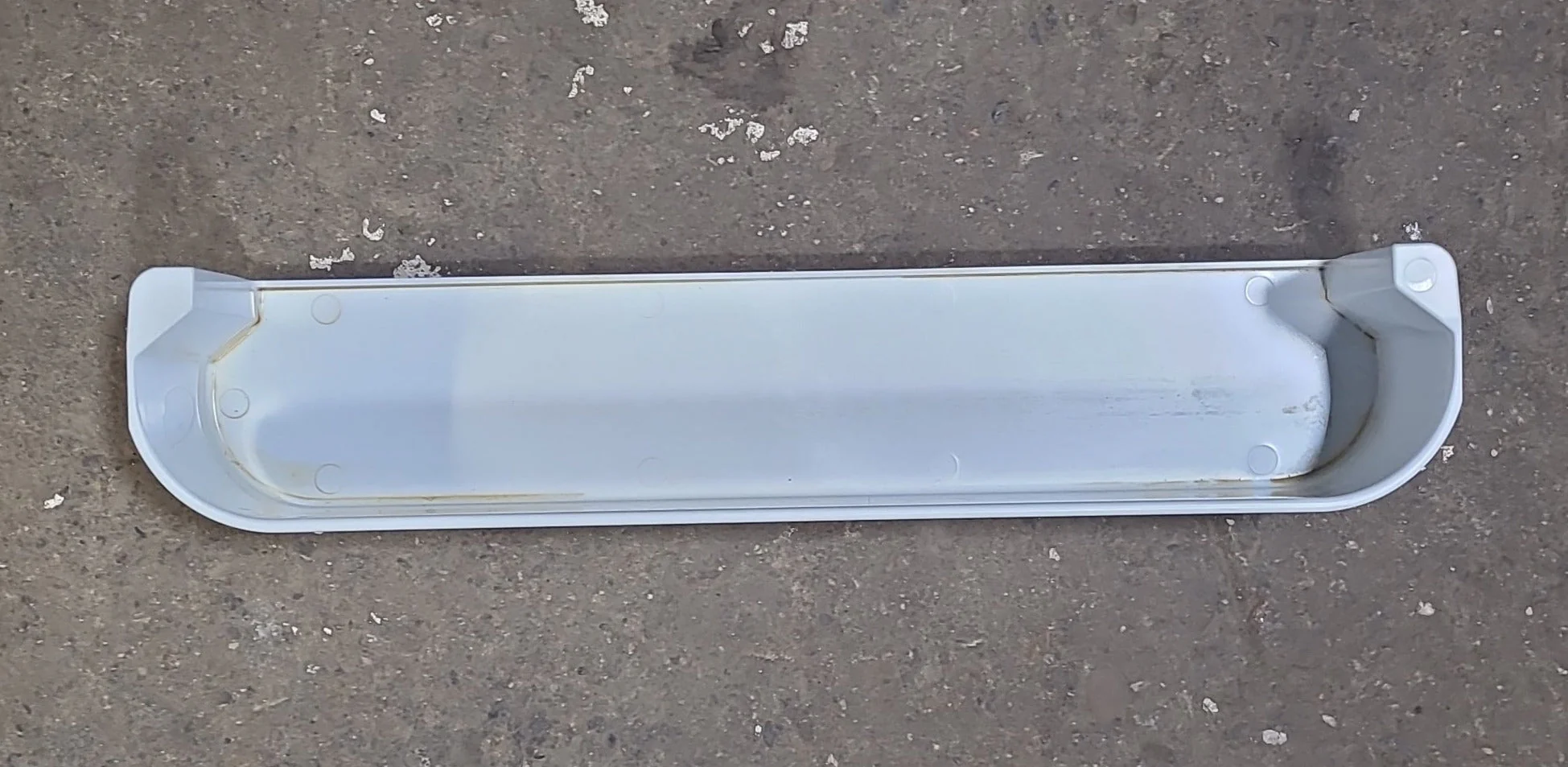 Used Dometic Upper Freezer Door Shelf White 3316081