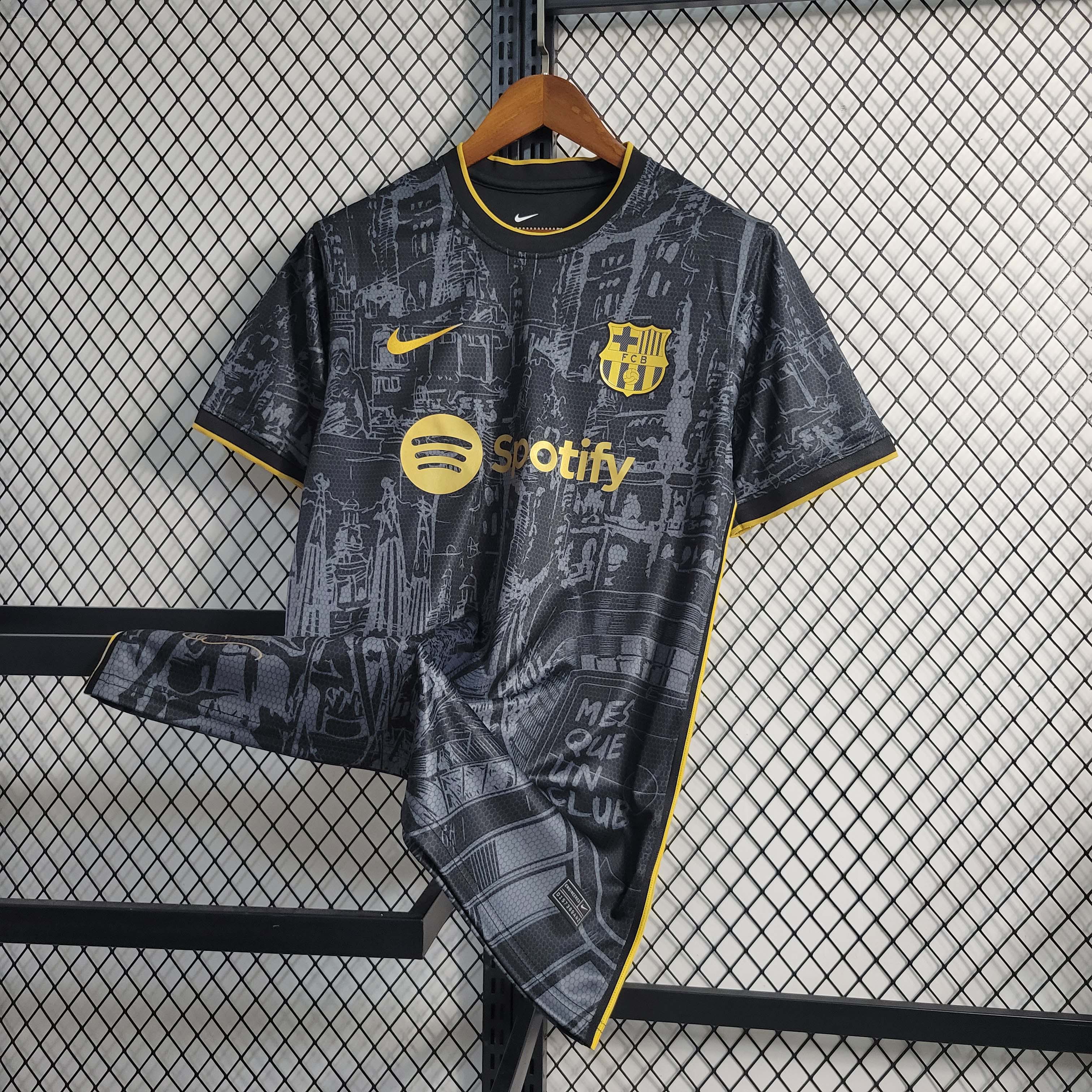 2023/2024 Barcelona Special Edition Black Football Shirt 1:1 Thai Quality-Fans