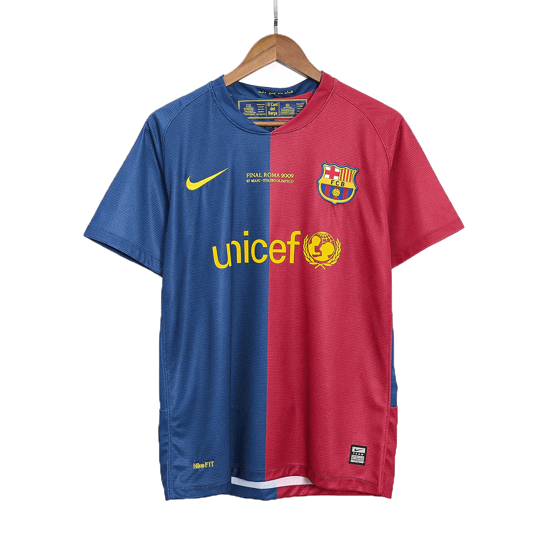 Barcelona MESSI #10 2008/09 Retro Home Soccer Jersey - UCL