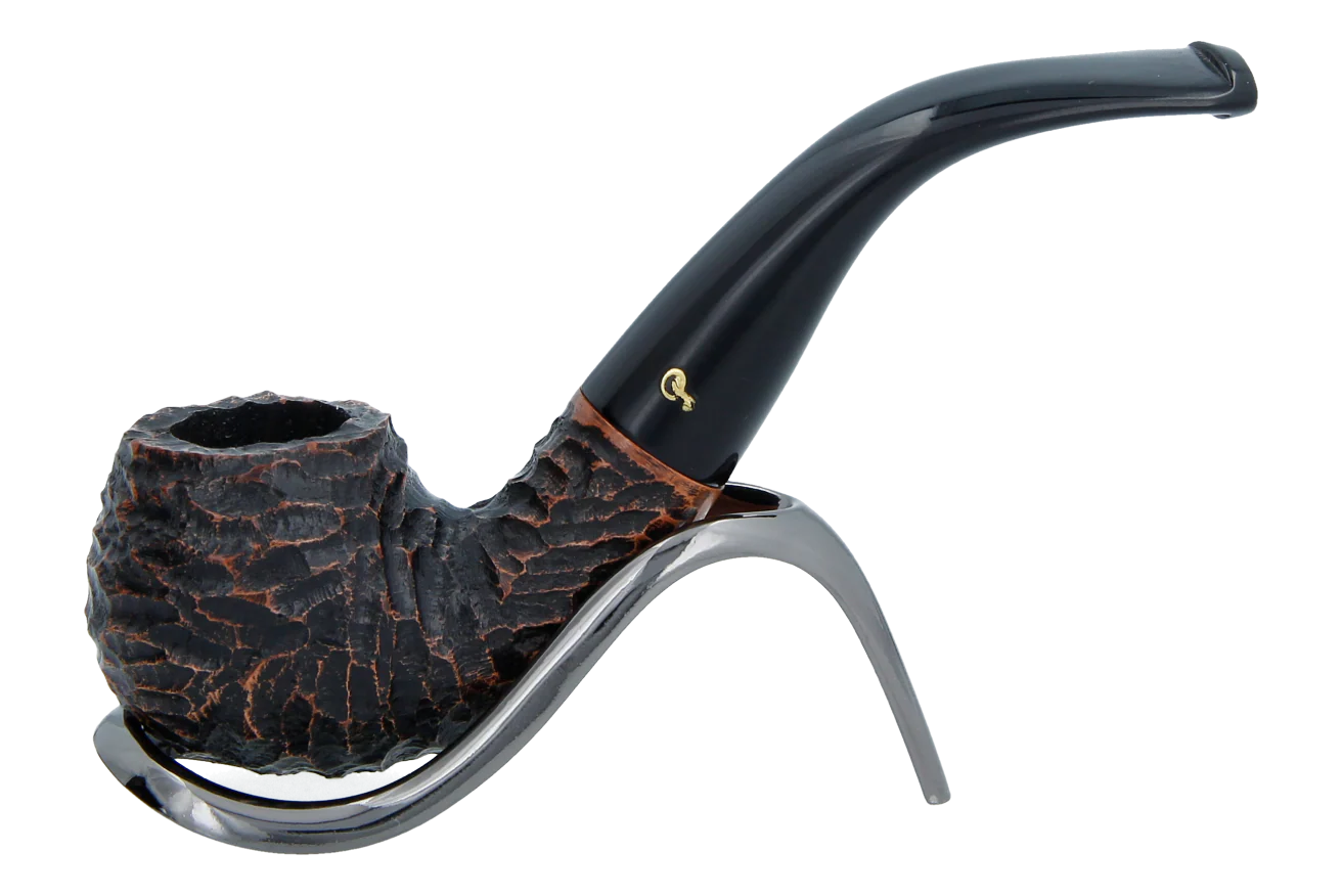 Peterson of Dublin Aran Rusticated Briar Smoking Pipe - Shape No.03