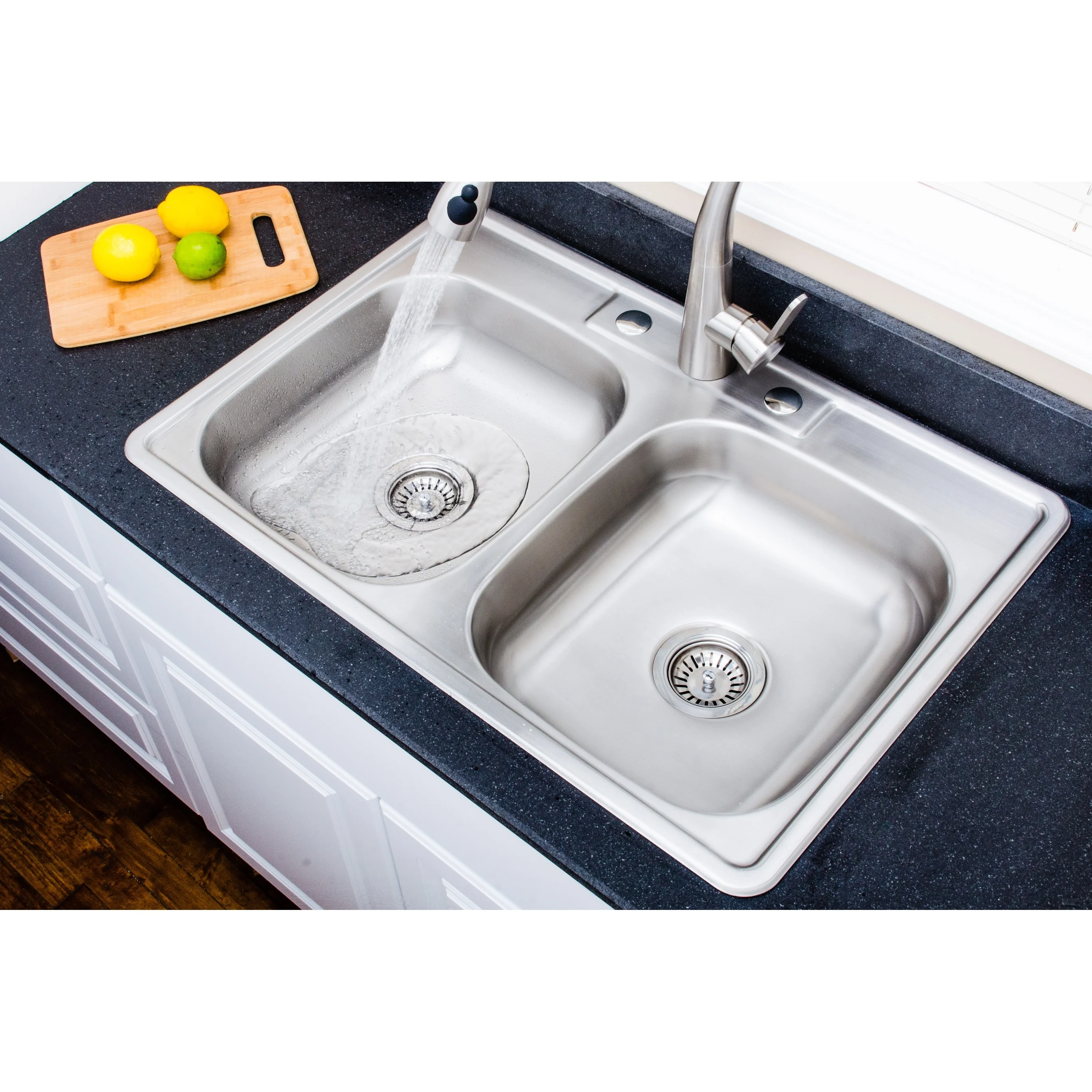Wells Sinkware  20 Gauge ADA Topmount Double Bowl Stainless Steel Kitchen Sink - Sink Only
