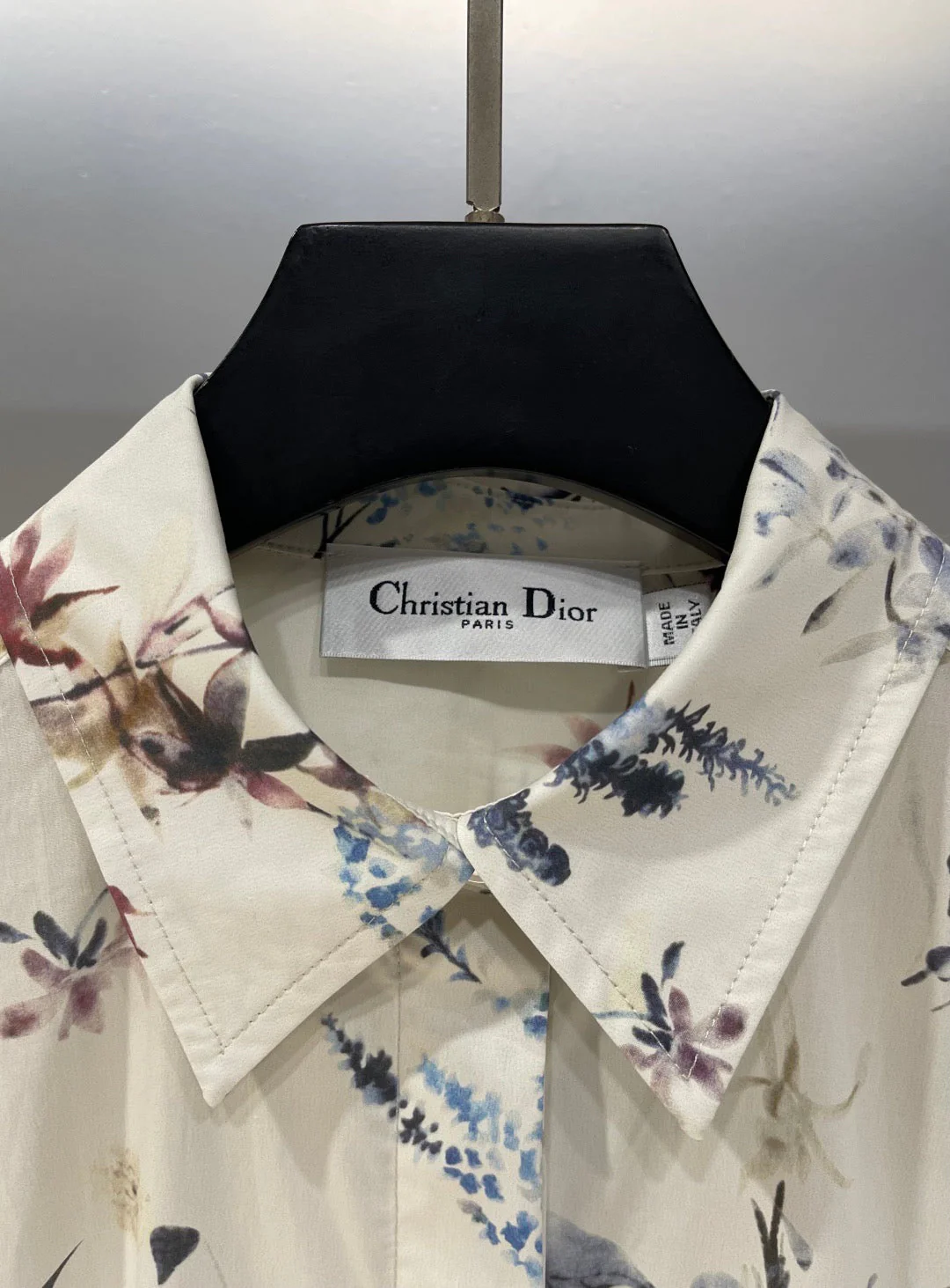 Lapel Long Dress with Small Flying Sleeves