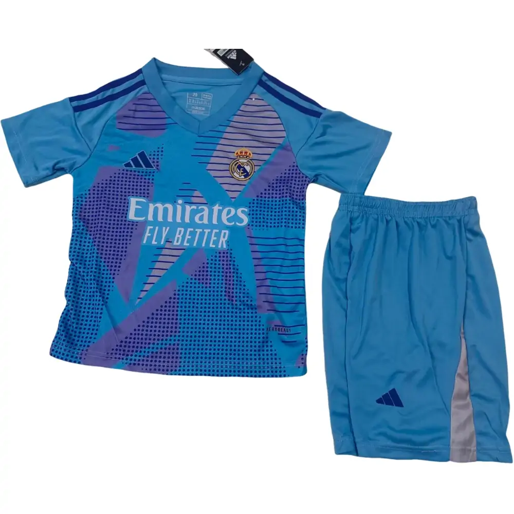 2024/25 Real Madrid Goalkeeper Jersey. - Kids Kit
