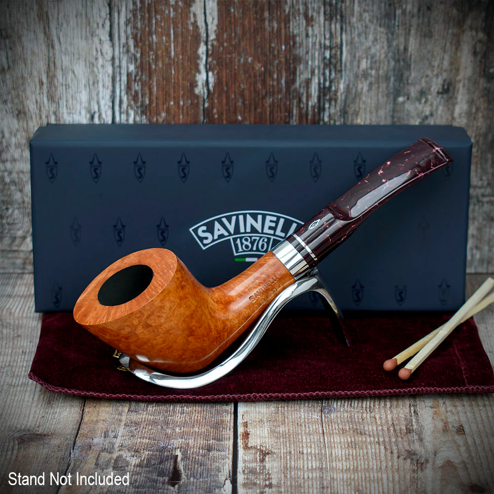 Savinelli Bacco Smooth Natural 904 - 6mm Briar Pipe