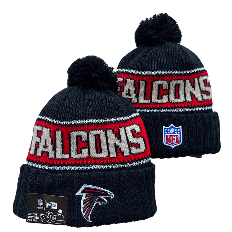 Atlanta Falcons Cuffed Knit Hat with Pom