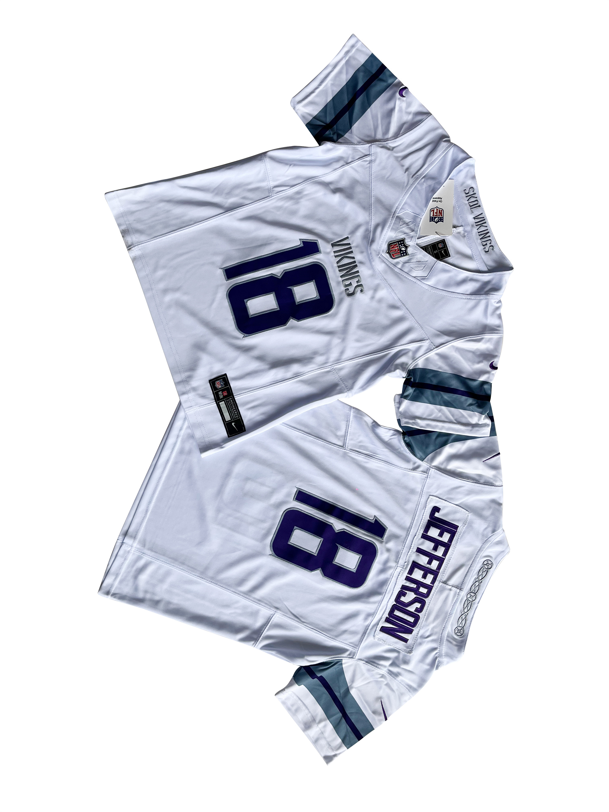 Youth Minnesota Vikings Justin Jefferson White Alternate Vapor F.U.S.E. Limited Jersey