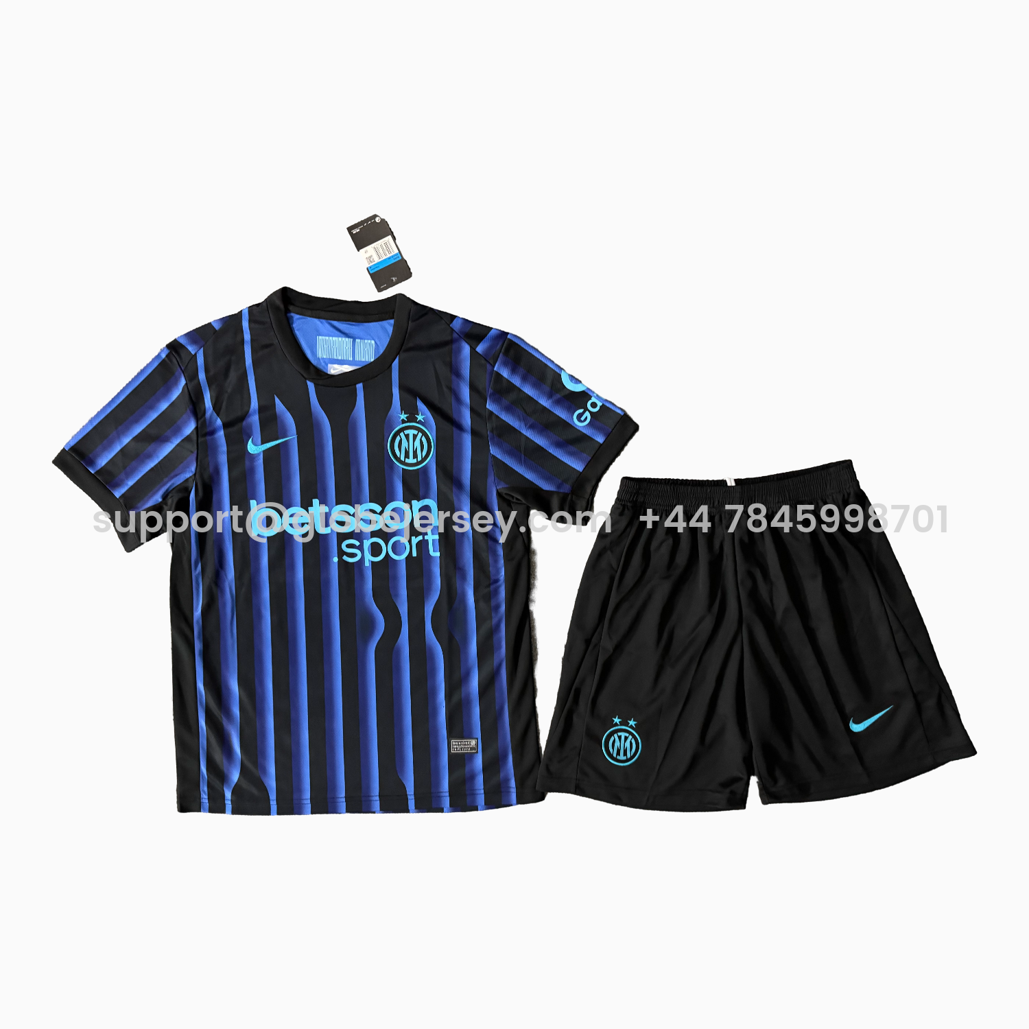 Inter Milan 25-26 Home Men's Adult Jersey Set - Fans Version