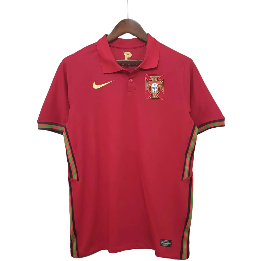 2021 portugal football jersey red home - fans edition