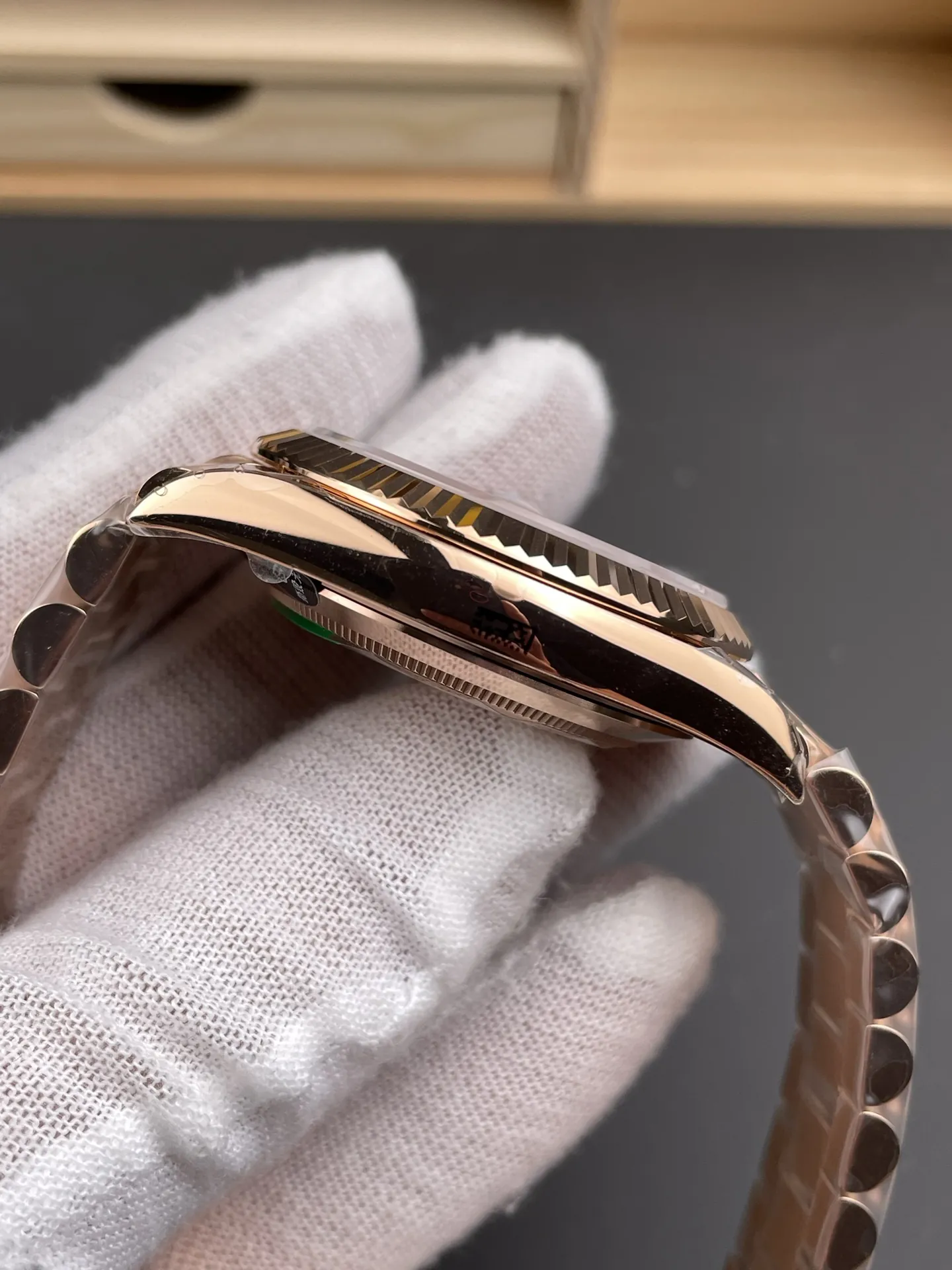 Rolex Day-Date Coffee Baguette Diamond 40mm
