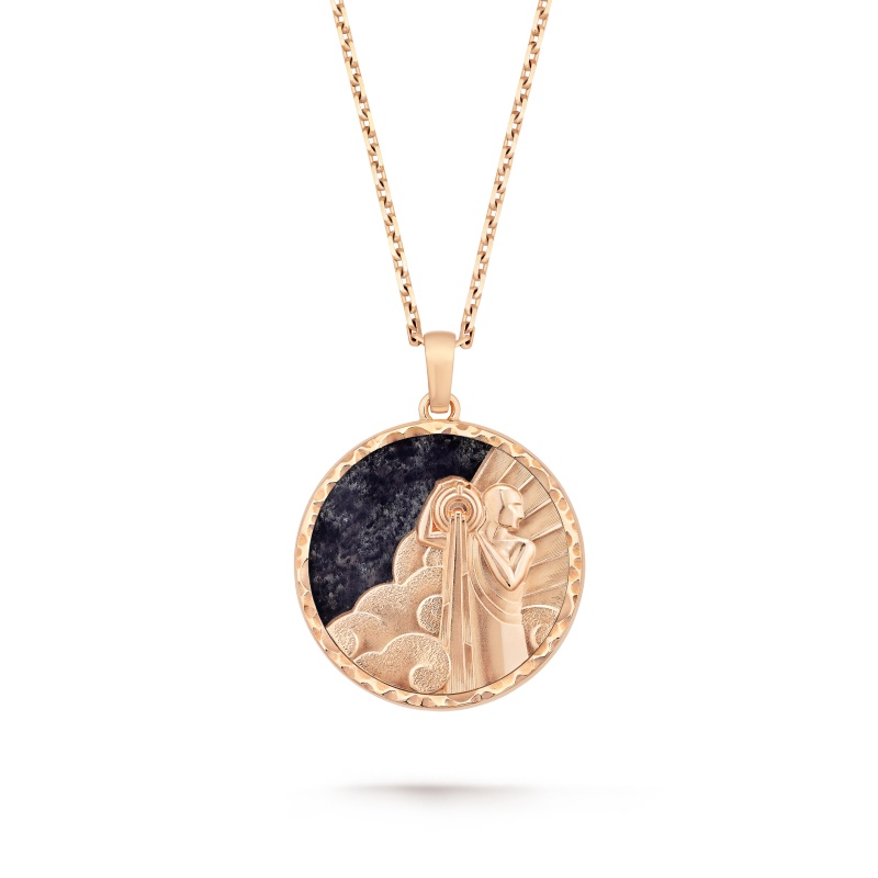 Zodiaque long necklace Aquarii (Aquarius)