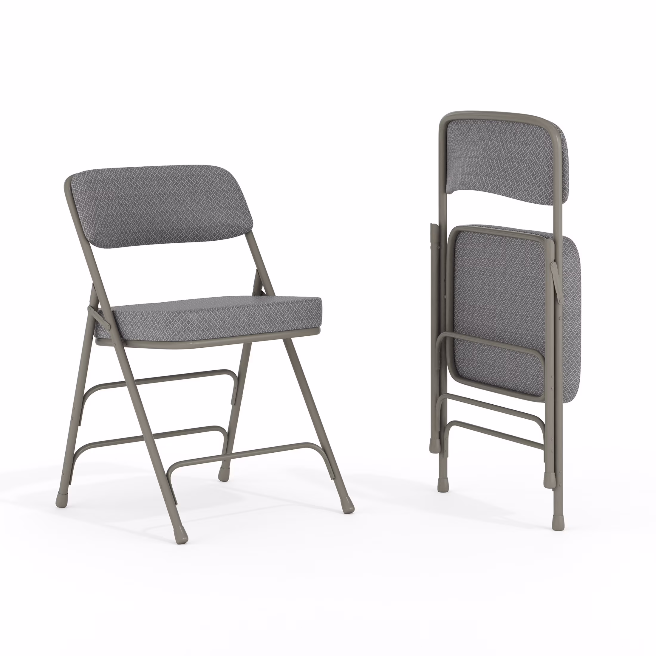 Flash Furniture Hercules Adult Triple Braced & Double Hinged Folding Chairs, Set of 2, Navy