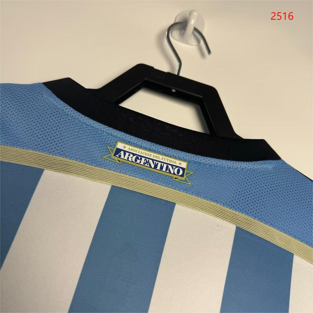 2014 Argentina Home Retro Jersey 1:1 Thai Quality - Fans Edition