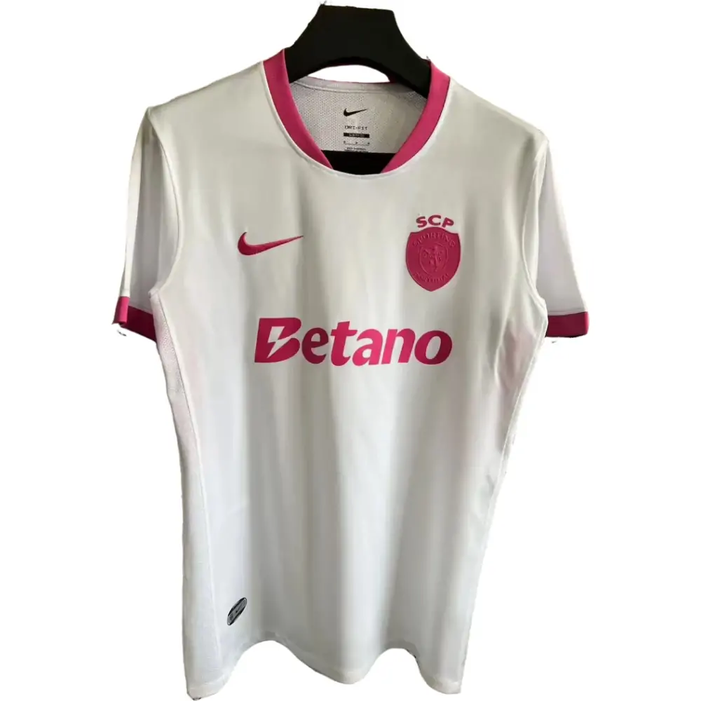 2025-26 Sporting CP Pink October Kit - Short Sleeve Fans Edition