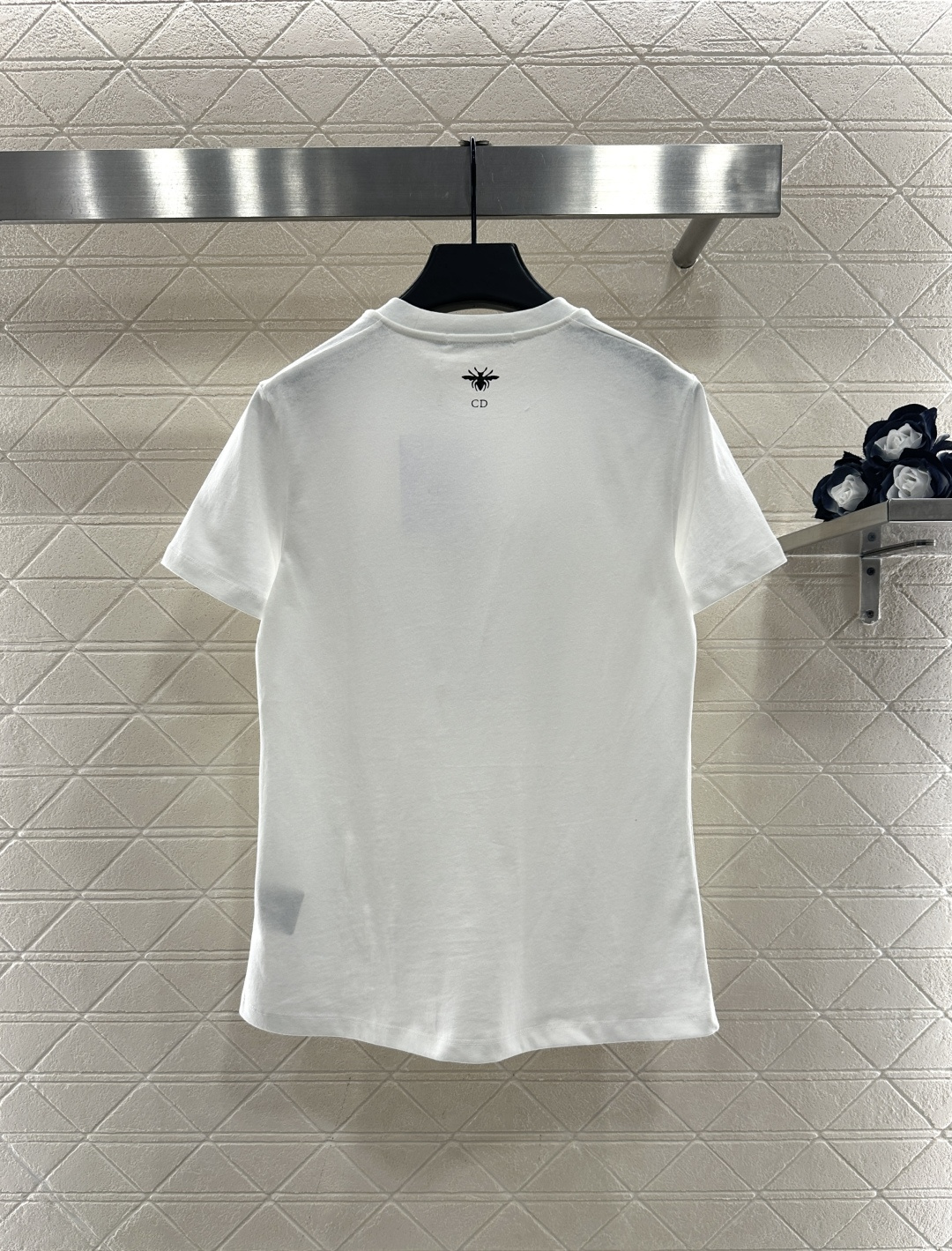 Twill cotton T-shirt